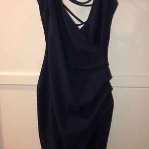 Navy blue dress